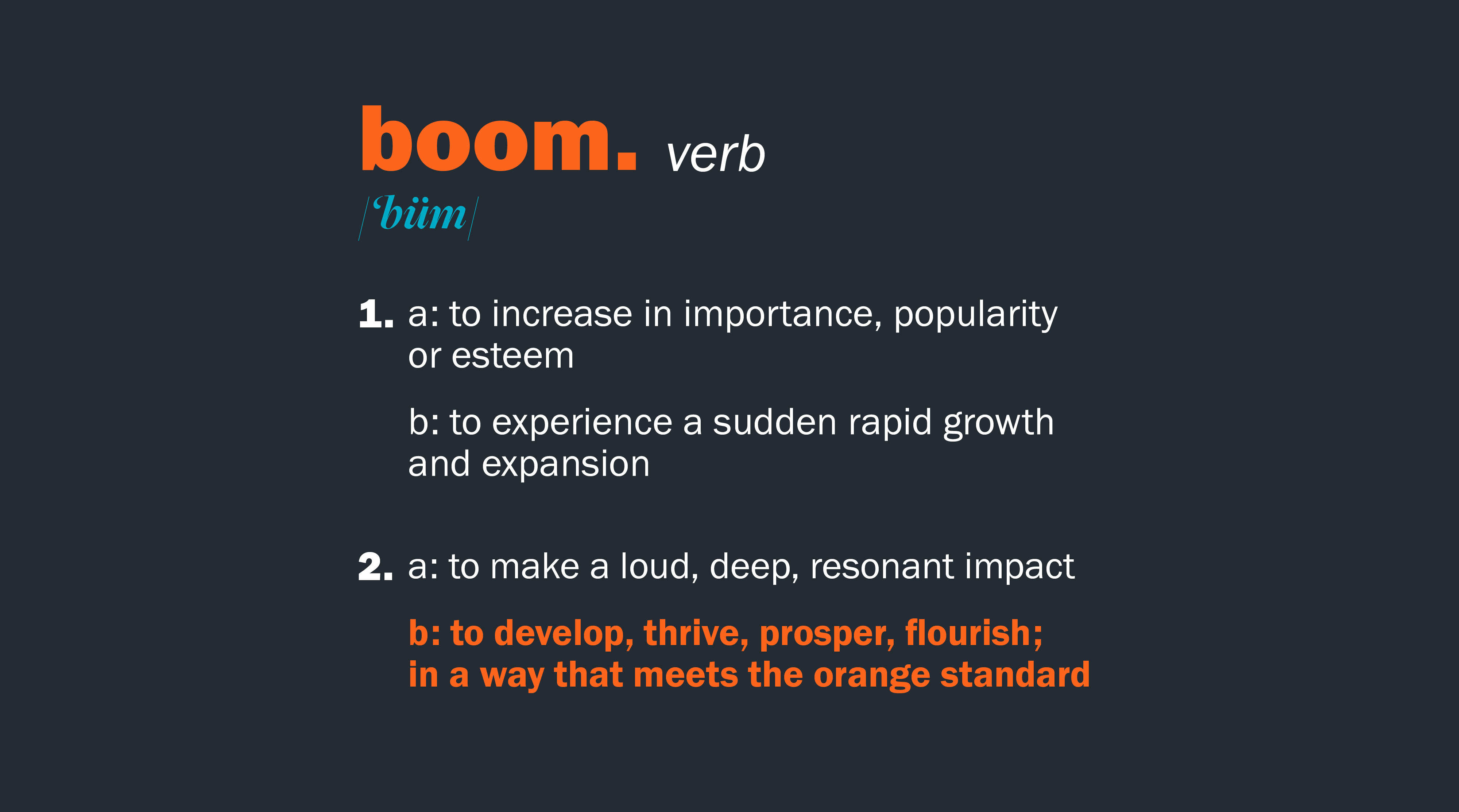 definition of boom